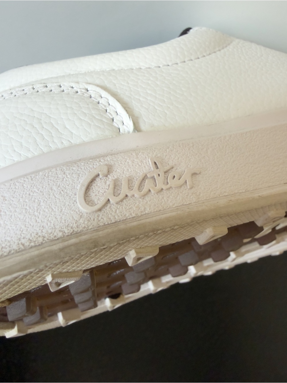 CUATER The Wildcard Leather 4MU189 Spikeless Golf Shoes Size 11 White Sneakers - Picture 10 of 11